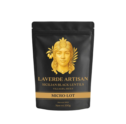 Black Lentils from Villalba, Sicily – 500g