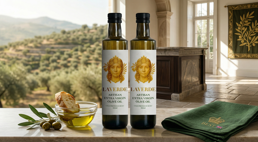 Premium Sicilian Biancolilla extra virgin olive oil standing tall against UK competitor brands — 2026 guide to why Sicilian EVOO wins every single time