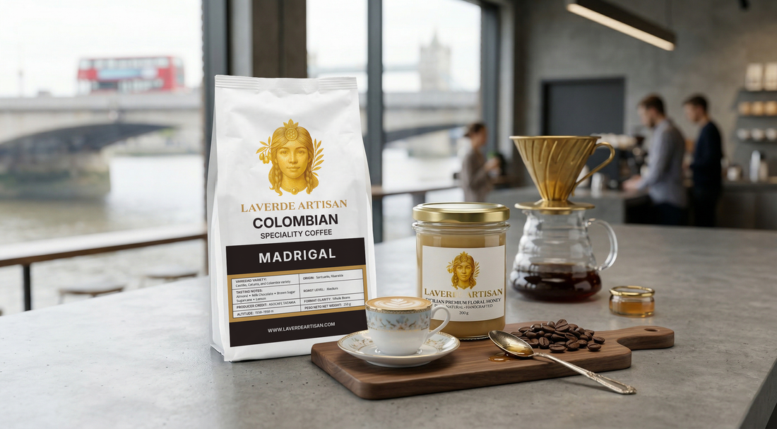 Premium specialty coffee being brewed at a London location with city backdrop — UK 2026 definitive guide for serious coffee drinkers in the capital