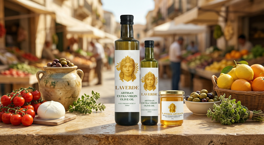 Sicilian, Greek and Italian mainland food ingredients arranged for comparison — UK 2026 buyer's guide to which Mediterranean cuisine has the best ingredients