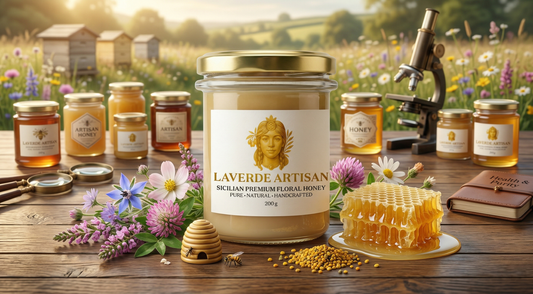 Multiple raw honey jars from different UK producers compared on a wooden surface — 2026 comprehensive guide for quality-conscious honey shoppers
