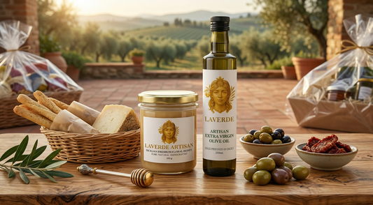 Curated artisan Sicilian food hamper with EVOO, raw honey and gourmet pantry items — UK 2026 guide to why artisan sets beat supermarket hampers