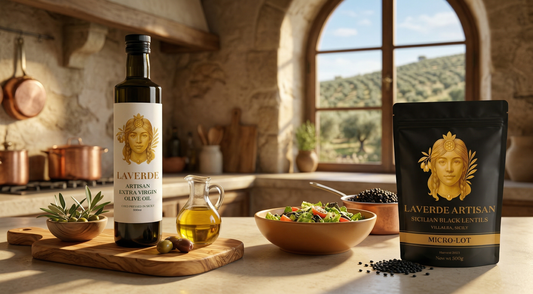 Sicilian extra virgin olive oil being used in multiple kitchen applications with pasta, salads and bread — UK 2026 guide to recipes, tips and pairings