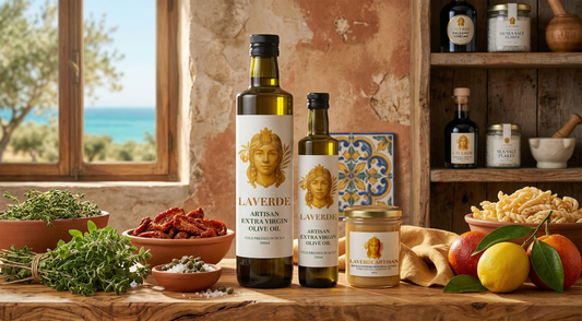 Single-origin Sicilian extra virgin olive oil bottle with traceable estate label — UK 2026 guide to why provenance is the new premium standard for EVOO buyers