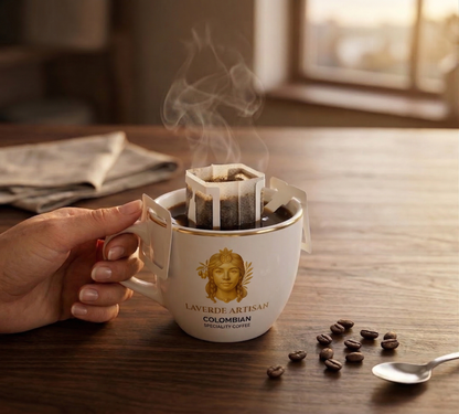 LAVERDE Welcome Pack — Sicilian Olive Oil, Raw Honey & Specialty Coffee | Green Gift Box