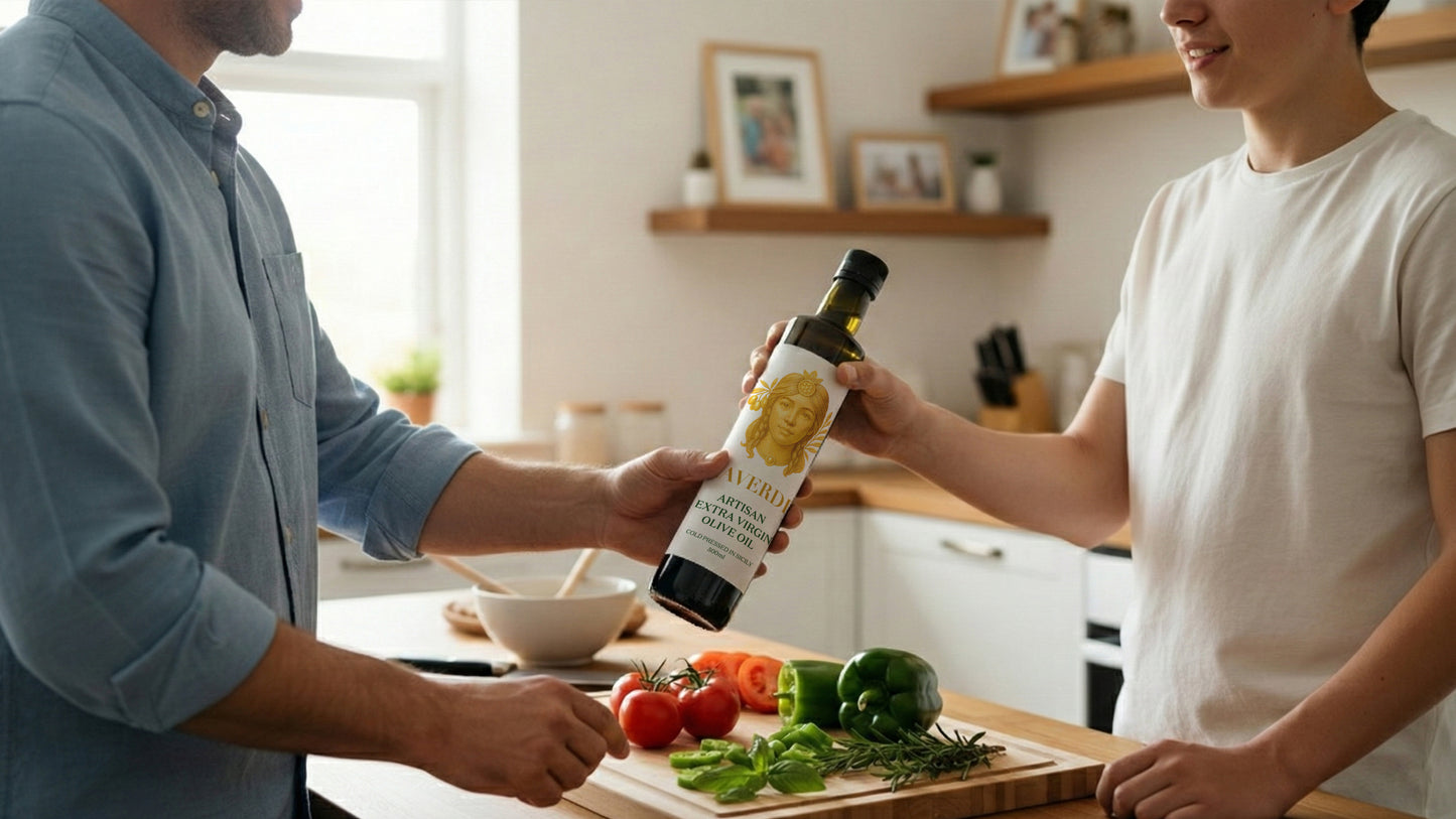 Extra Virgin Olive Oil 500ml – Sicilian Cold-Pressed Artisan EVOO | Laverde Artisan