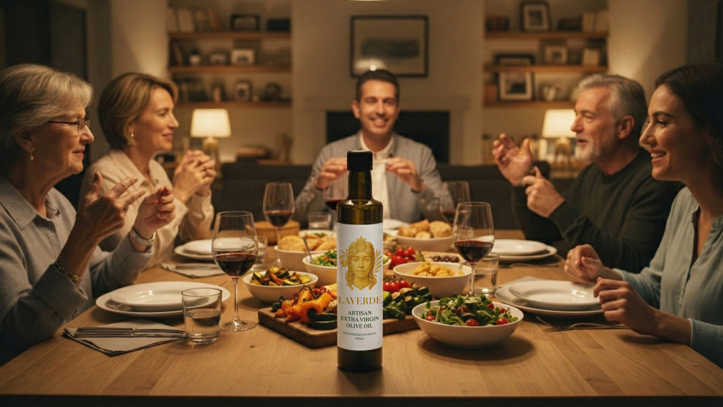 Extra Virgin Olive Oil 500ml – Sicilian Cold-Pressed Artisan EVOO | Laverde Artisan