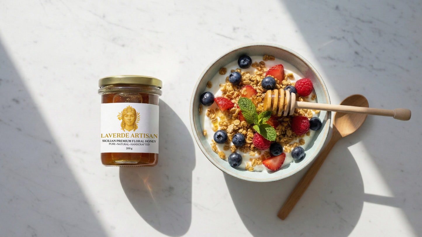 Raw Honey 200g – Sicilian Unfiltered Artisan Wildflower Honey | Laverde Artisan