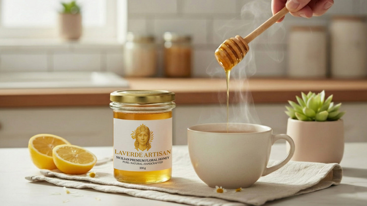 Raw Honey 200g – Sicilian Unfiltered Artisan Wildflower Honey | Laverde Artisan