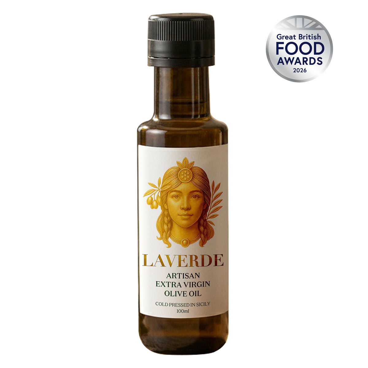 Extra Virgin Olive Oil 100ml – Sicilian Cold-Pressed Artisan EVOO | Laverde Artisan