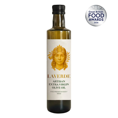 Extra Virgin Olive Oil 500ml – Sicilian Cold-Pressed Artisan EVOO | Laverde Artisan